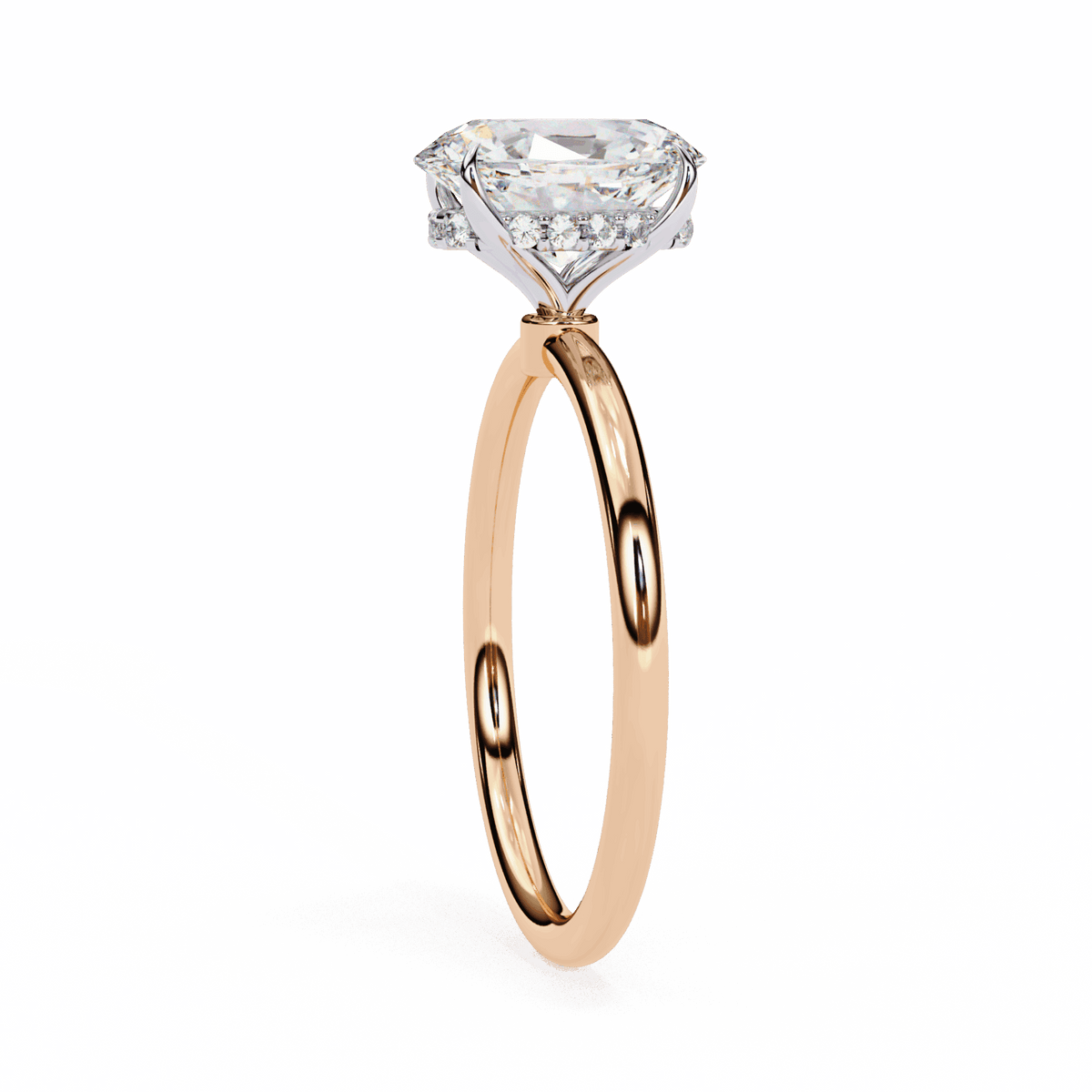1.25 Carat Oval Eternal Solitaire Wedding Ring in Moissanite | House of Estara