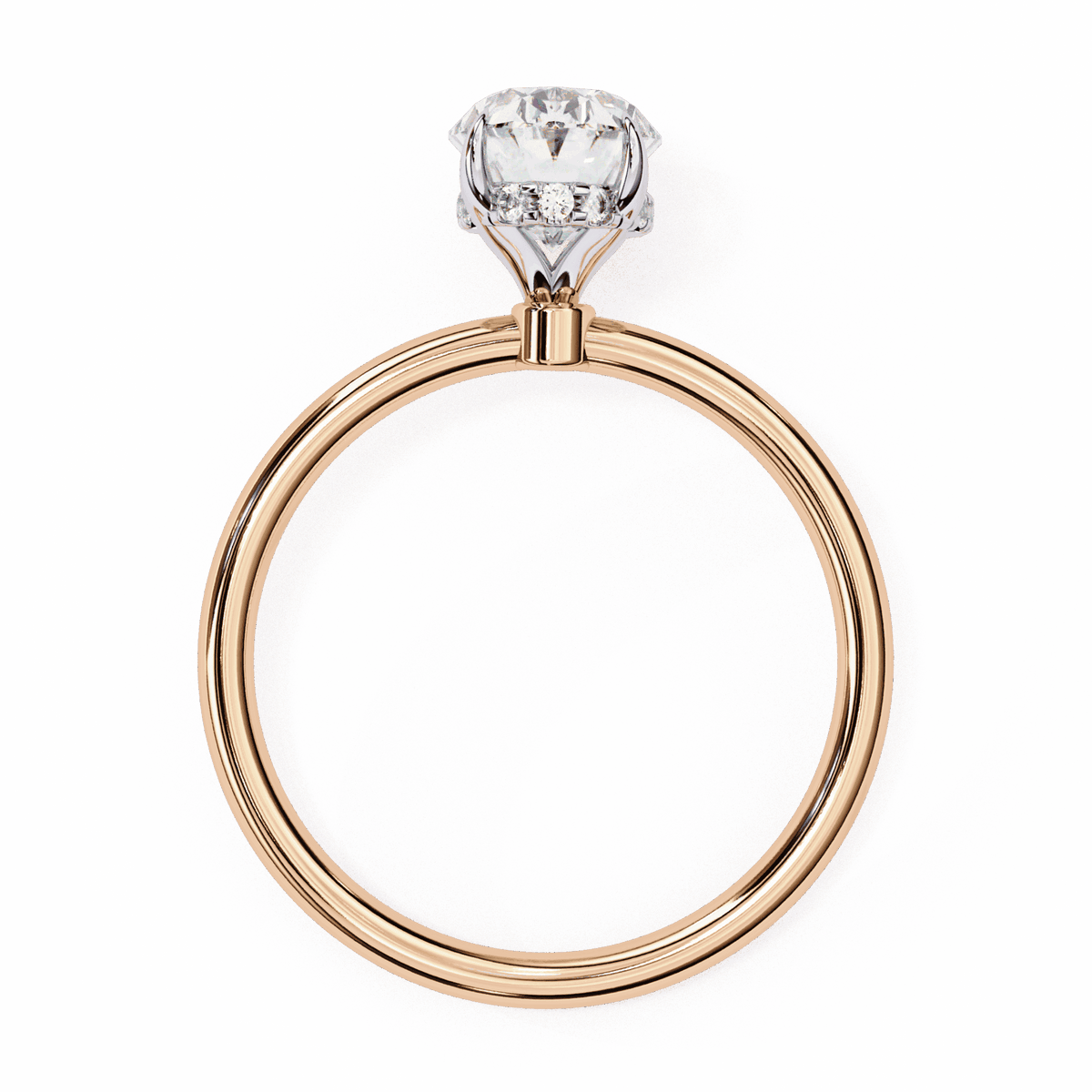 1.25 Carat Oval Eternal Solitaire Wedding Ring in Moissanite | House of Estara