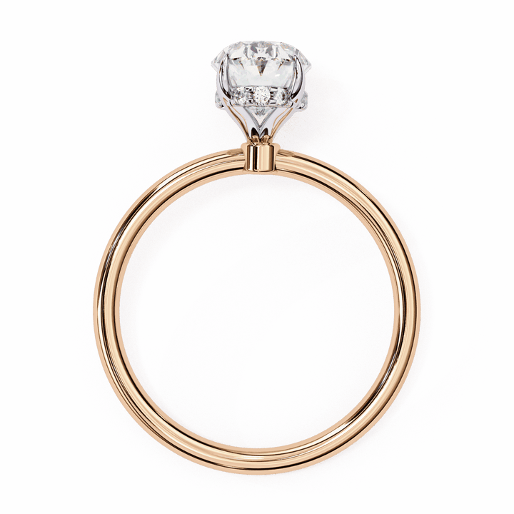 1.25 Carat Oval Eternal Solitaire Wedding Ring in Moissanite | House of Estara