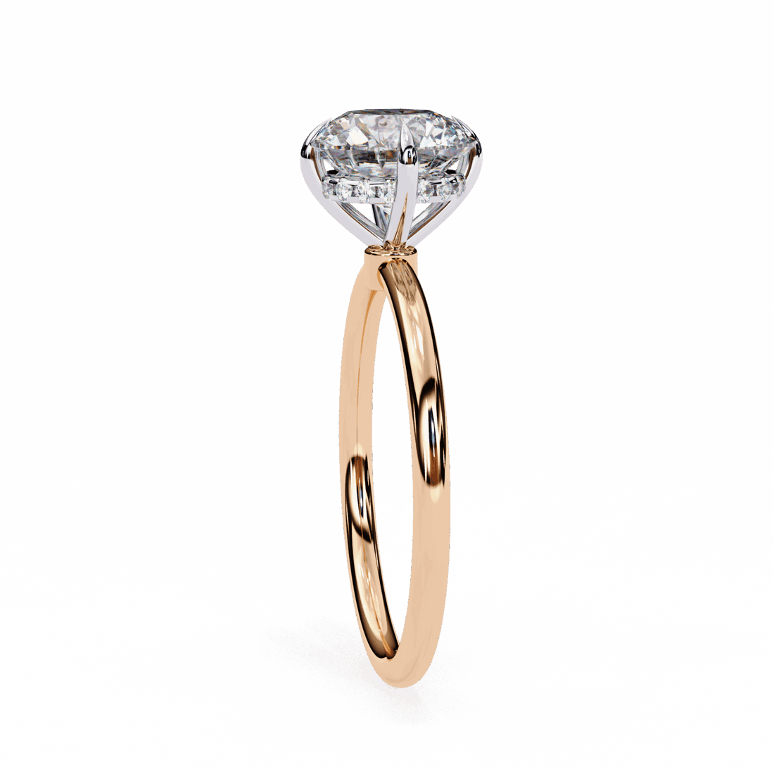 2.25 Carat Round Eternal Solitaire Wedding Ring in Moissanite | House of Estara