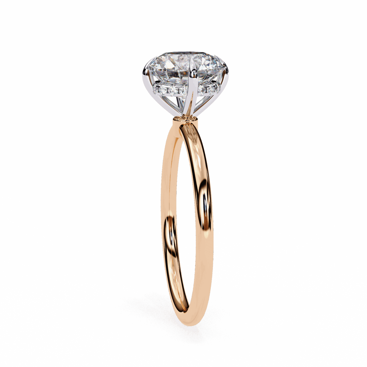 2.25 Carat Round Eternal Solitaire Wedding Ring in Moissanite | House of Estara