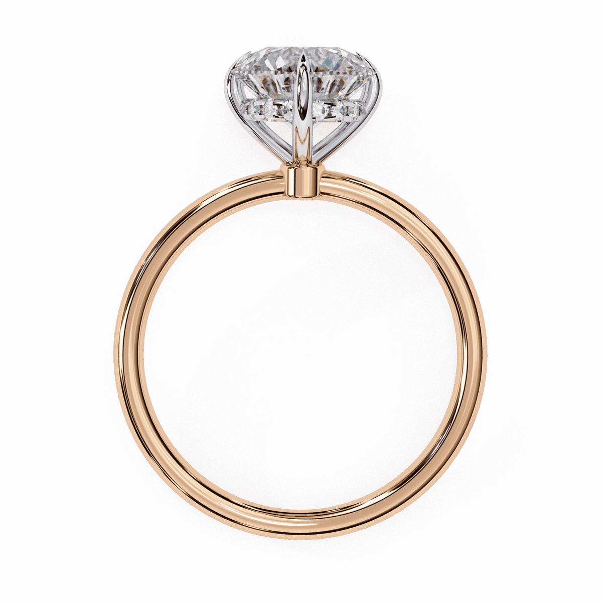 2.25 Carat Round Eternal Solitaire Wedding Ring in Moissanite | House of Estara