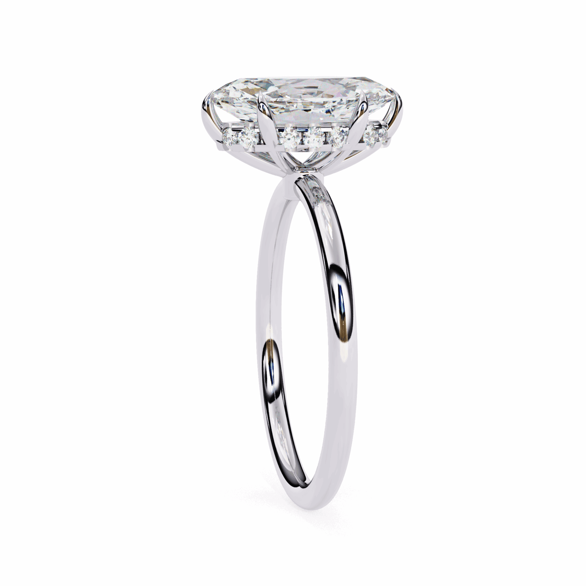 1.5 Carat Marquise Eternal Solitaire Wedding Ring in Moissanite | House of Estara