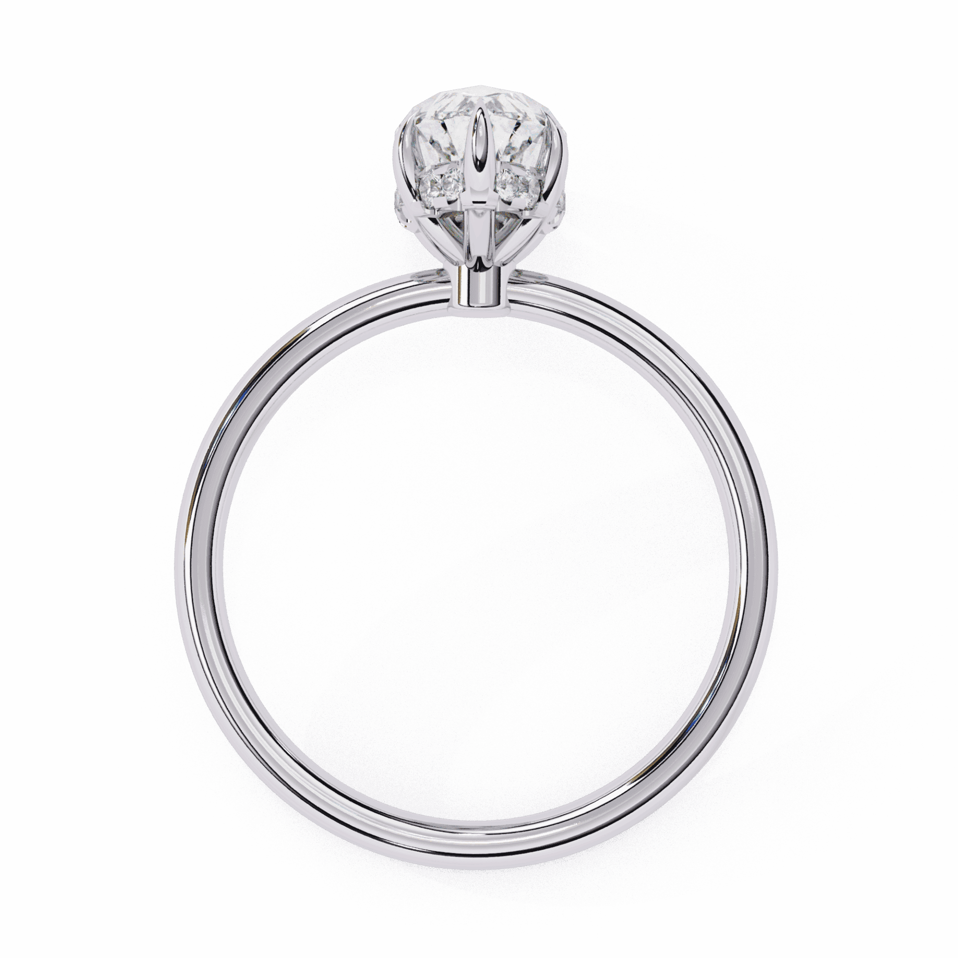 1.5 Carat Marquise Eternal Solitaire Wedding Ring in Moissanite | House of Estara