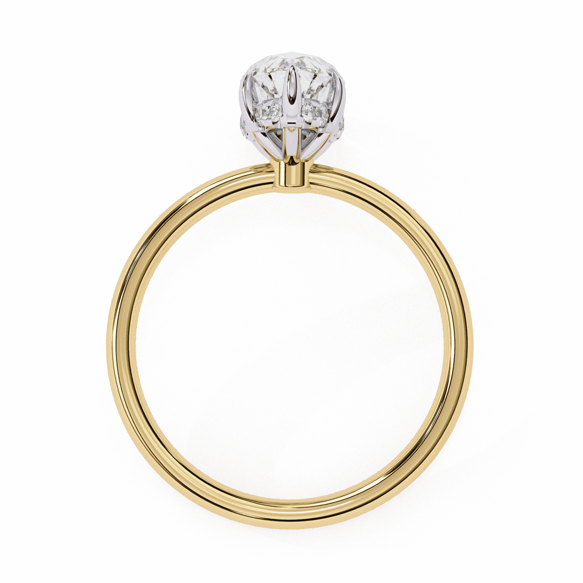 1.5 Carat Marquise Eternal Solitaire Wedding Ring in Moissanite | House of Estara