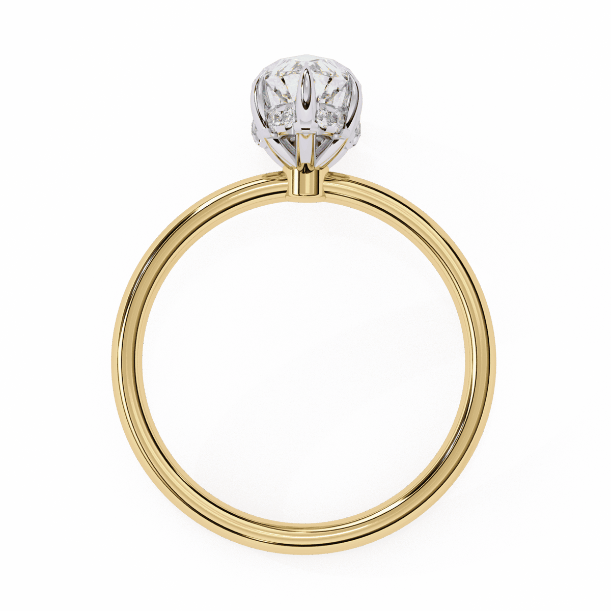 1.5 Carat Marquise Eternal Solitaire Wedding Ring in Moissanite | House of Estara