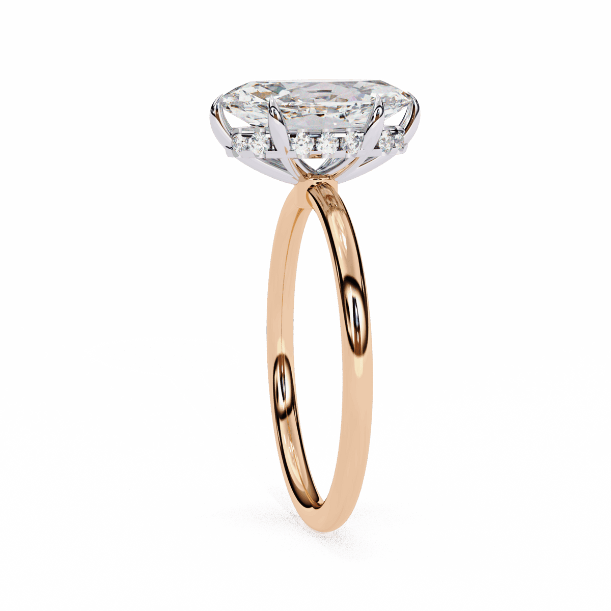 1.5 Carat Marquise Eternal Solitaire Wedding Ring in Moissanite | House of Estara