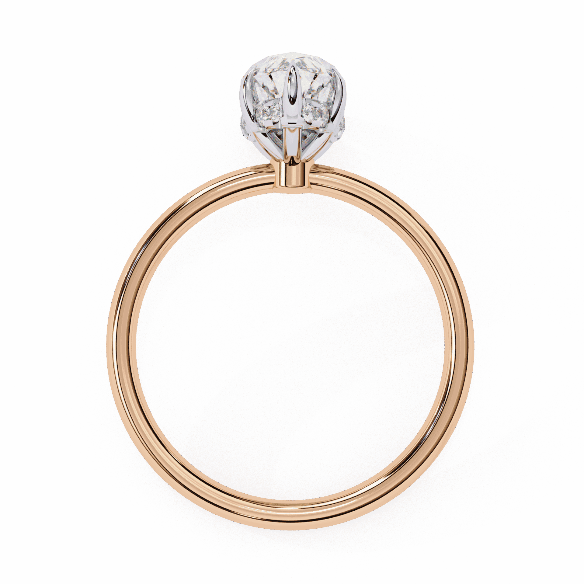 1.5 Carat Marquise Eternal Solitaire Wedding Ring in Moissanite | House of Estara