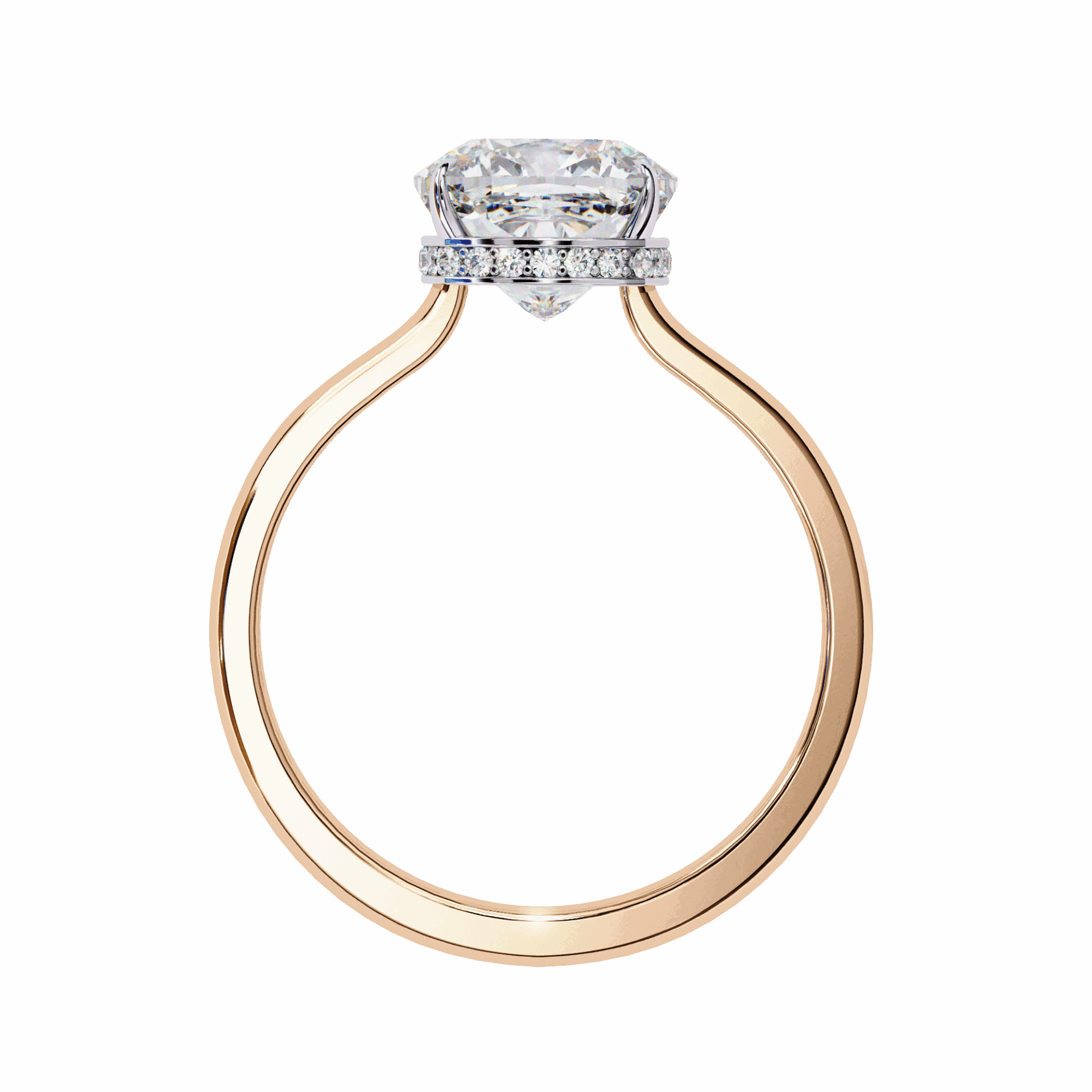 2.75 Carat Cushion Promise Solitaire Wedding Ring in Moissanite | House of Estara