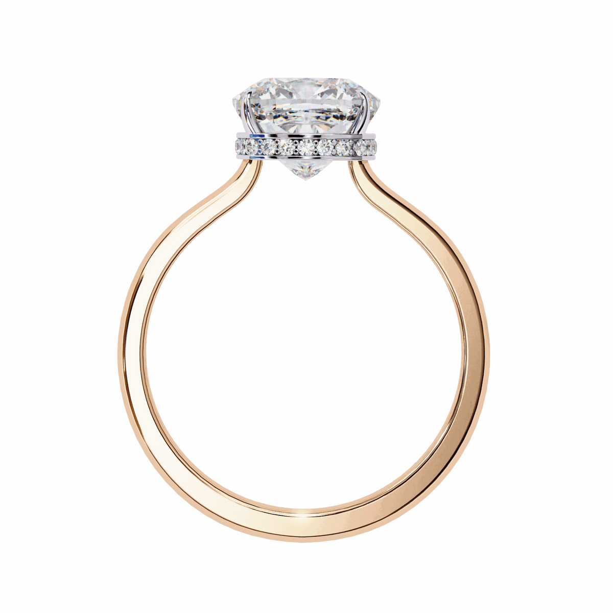 2.75 Carat Cushion Promise Solitaire Wedding Ring in Moissanite | House of Estara