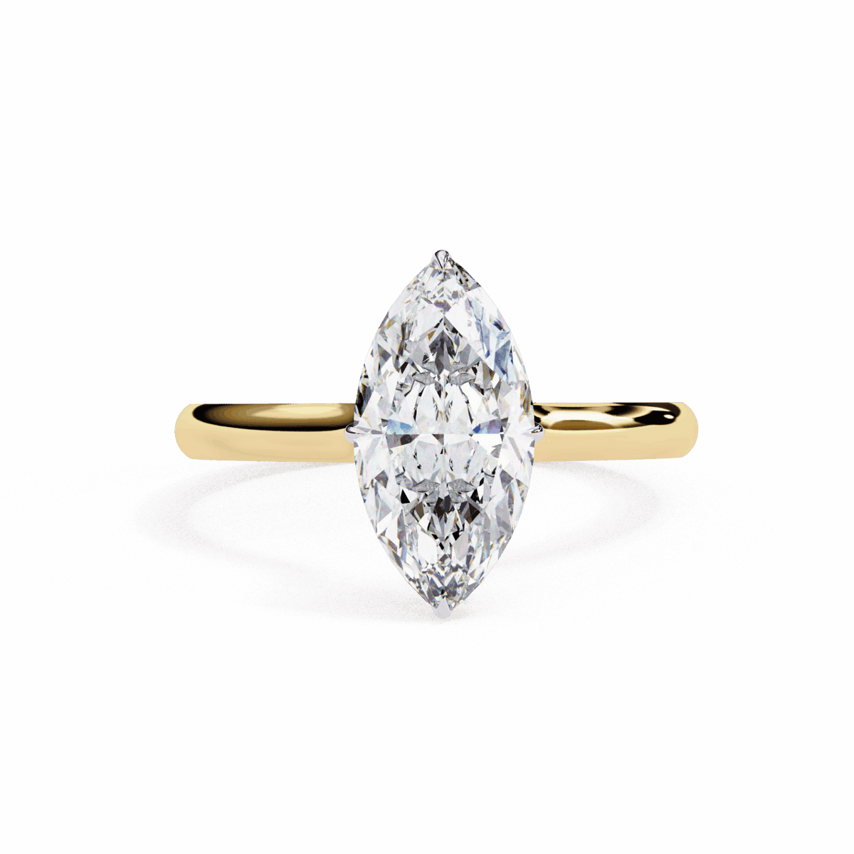 1.5 Carat Marquise Promise Solitaire Wedding Ring in Moissanite | House of Estara