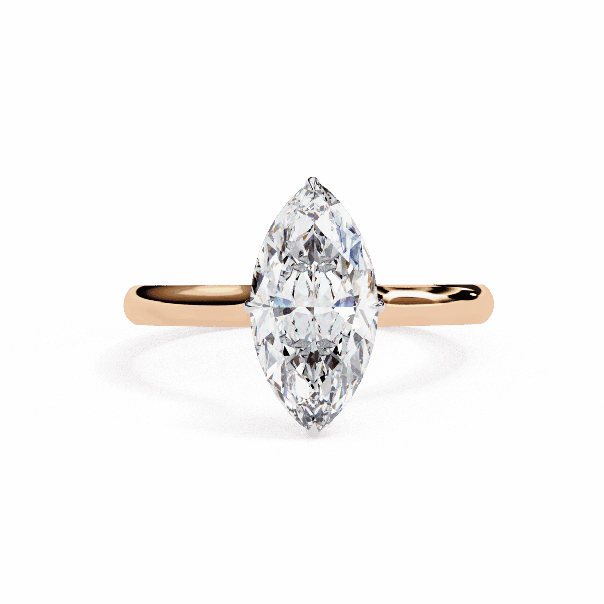 1.5 Carat Marquise Promise Solitaire Wedding Ring in Moissanite | House of Estara