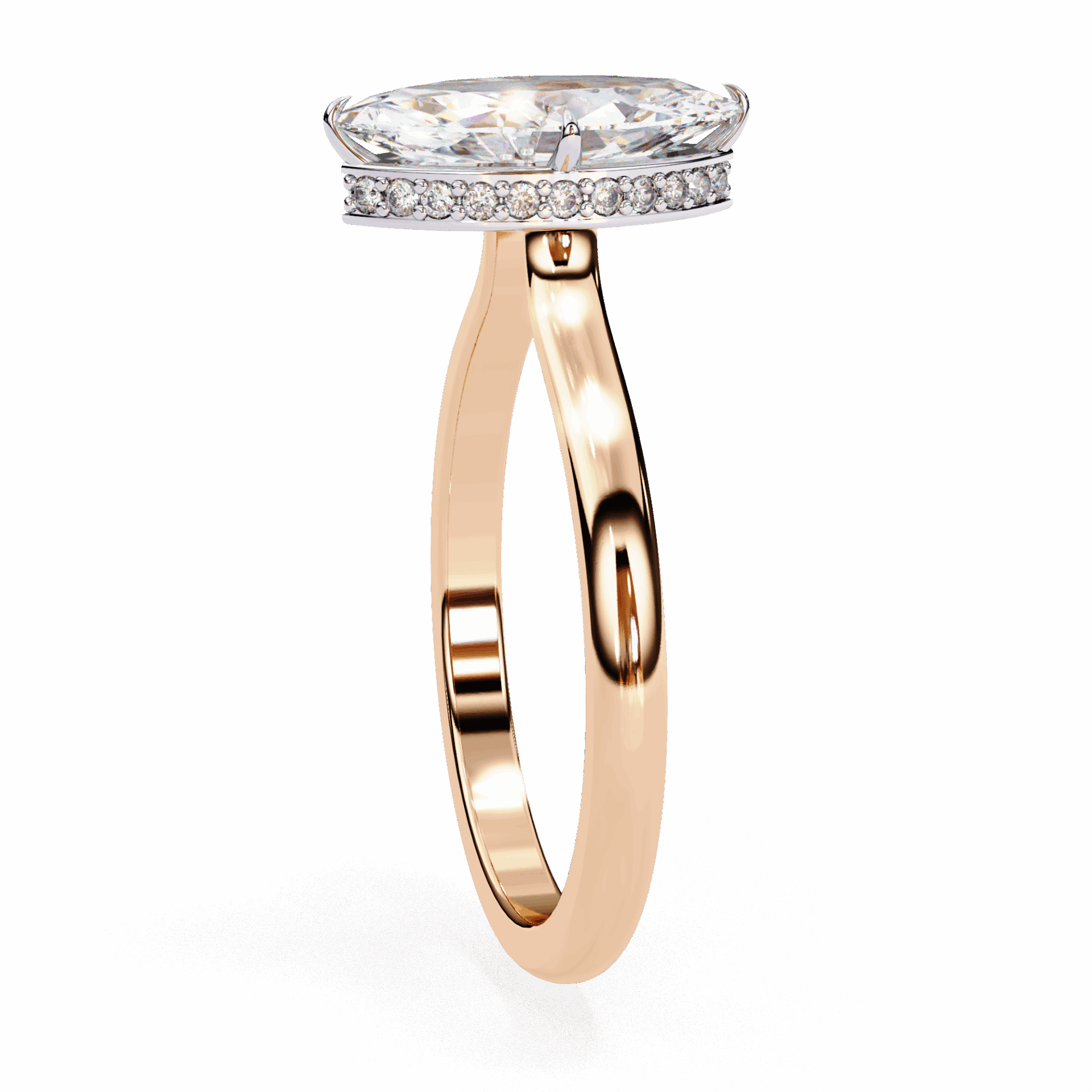 1.5 Carat Marquise Promise Solitaire Wedding Ring in Moissanite | House of Estara