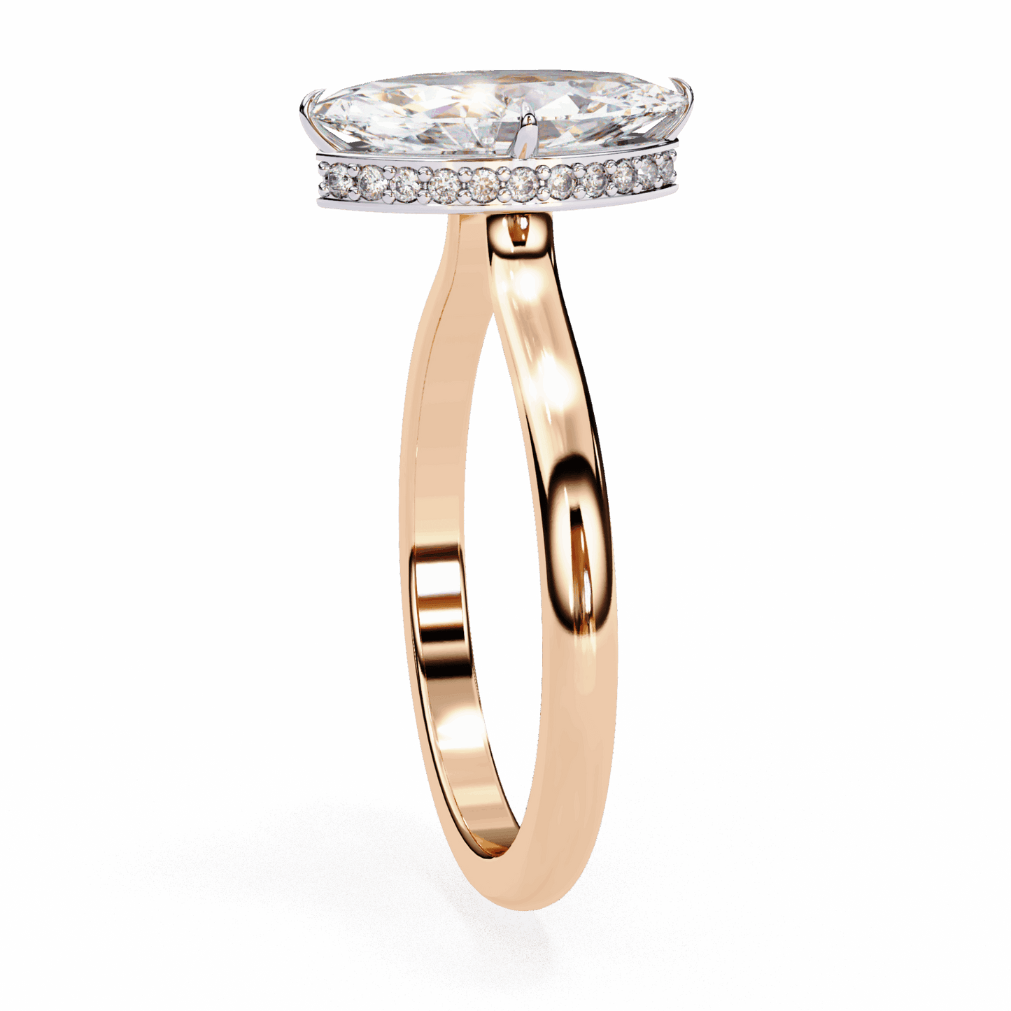 1.5 Carat Marquise Promise Solitaire Wedding Ring in Moissanite | House of Estara