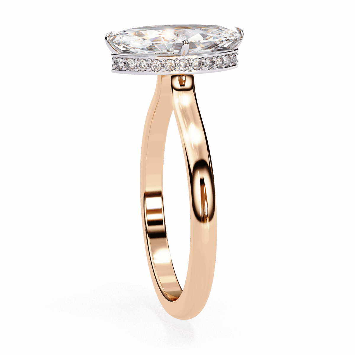 1.5 Carat Marquise Promise Solitaire Wedding Ring in Moissanite | House of Estara