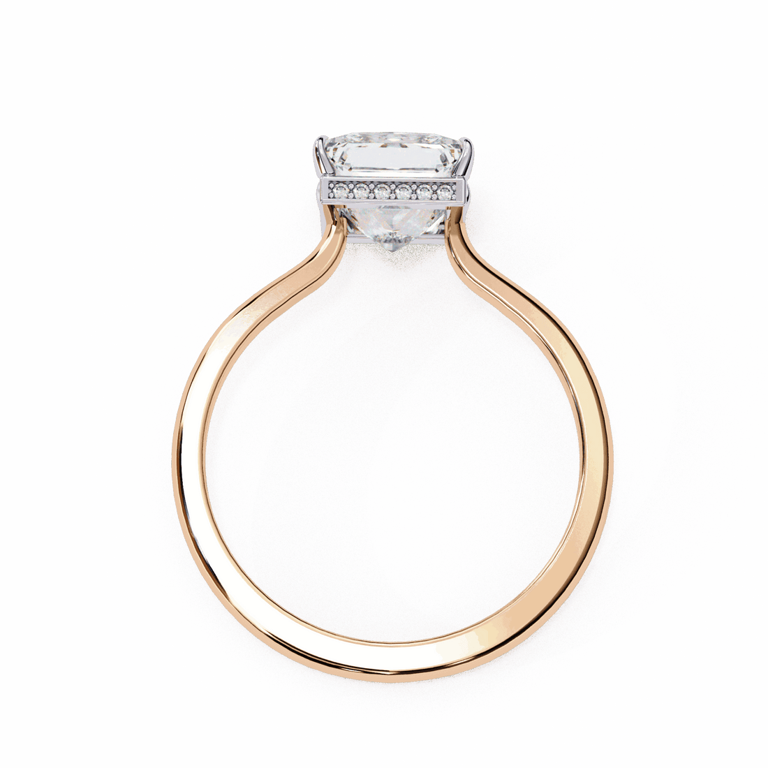 2.25 Carat Princess Promise Solitaire Wedding Ring in Moissanite | House of Estara