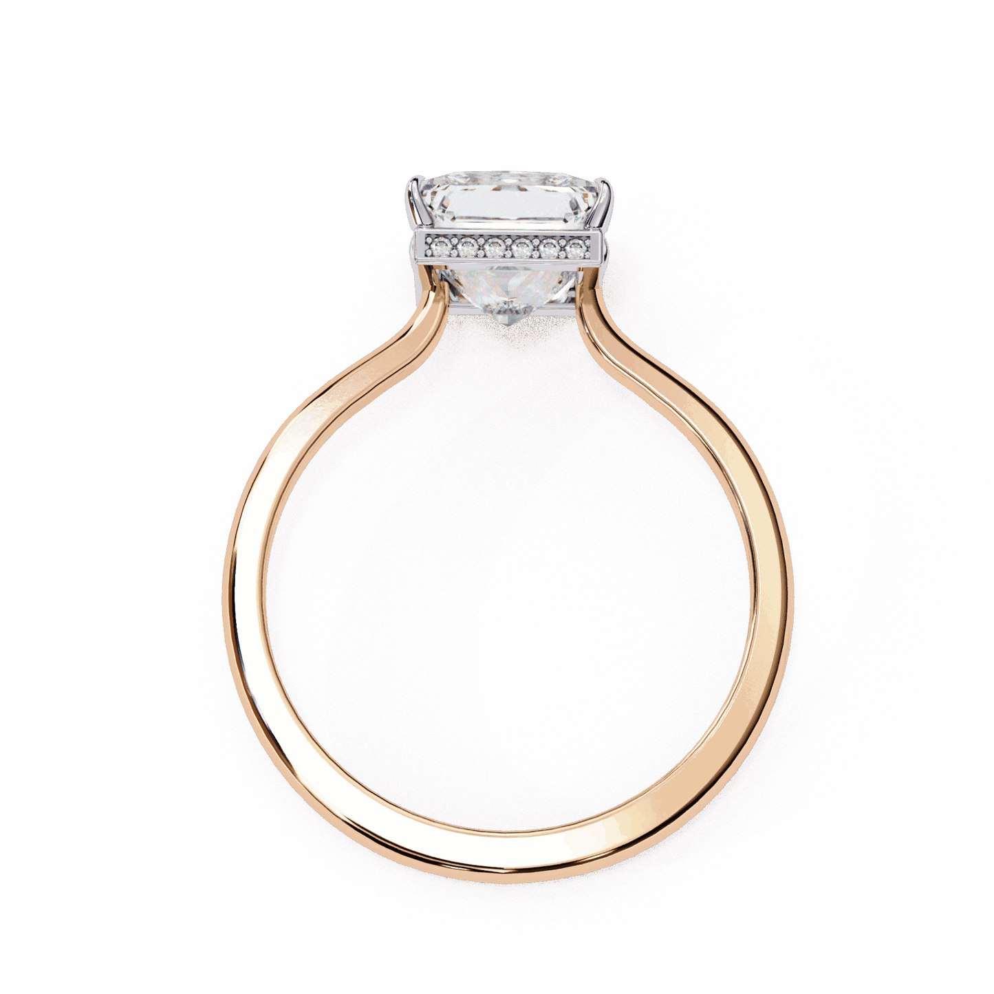 2.25 Carat Princess Promise Solitaire Wedding Ring in Moissanite | House of Estara