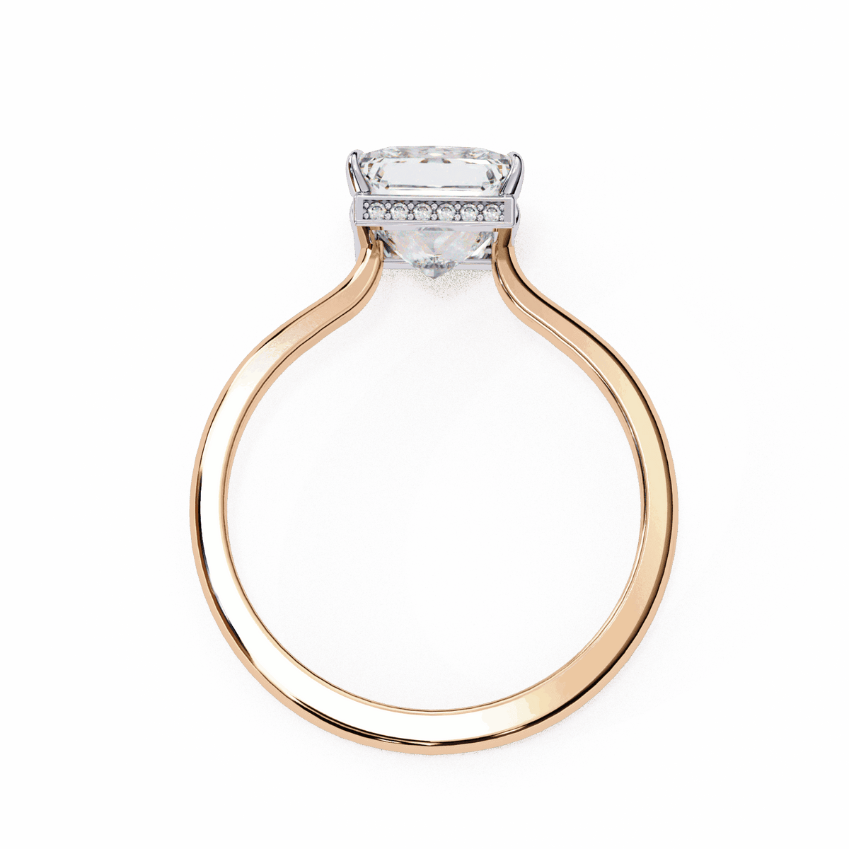 2.25 Carat Princess Promise Solitaire Wedding Ring in Moissanite | House of Estara