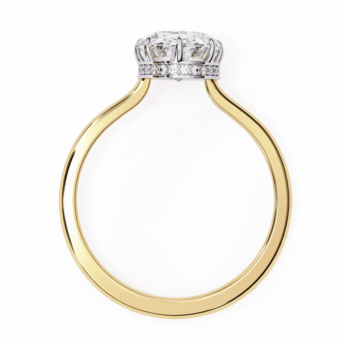 2 Carat Oval Promise Solitaire Wedding Ring in Moissanite | House of Estara