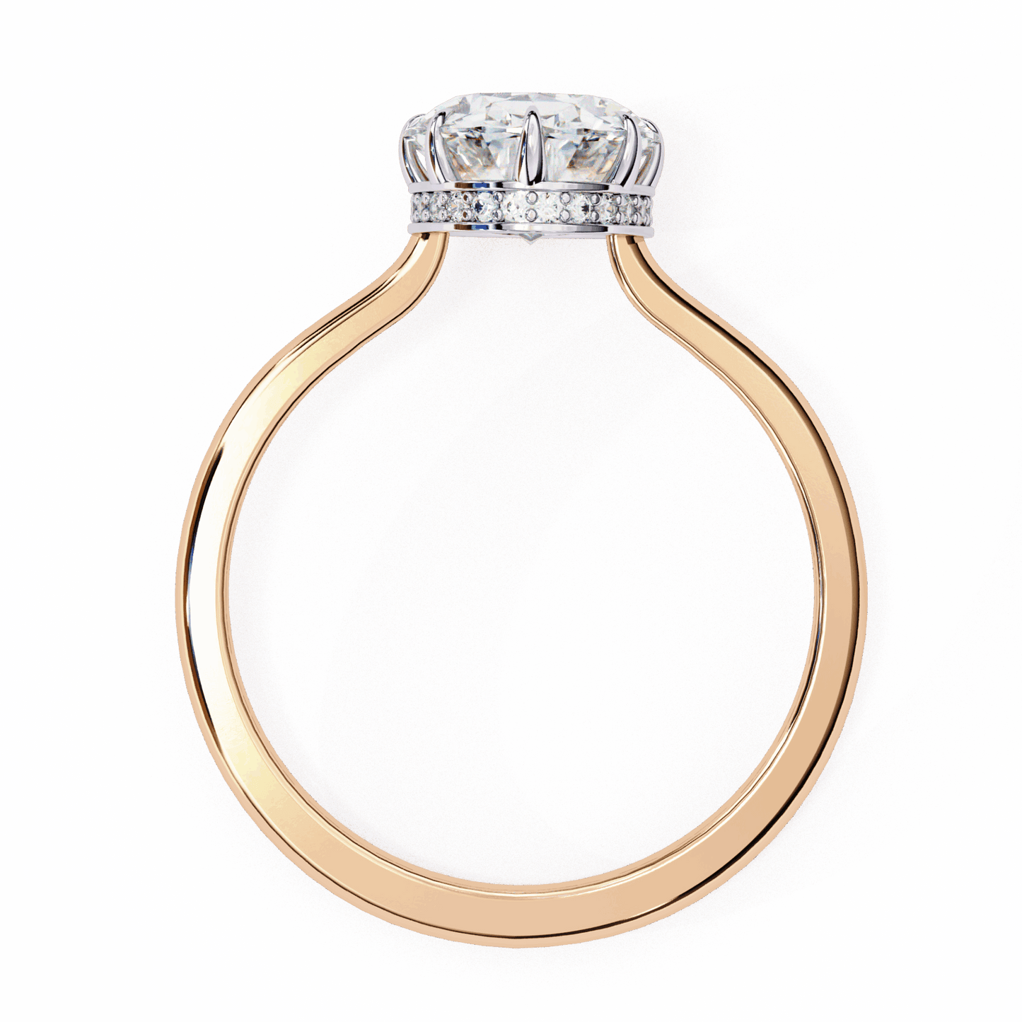2 Carat Oval Promise Solitaire Wedding Ring in Moissanite | House of Estara