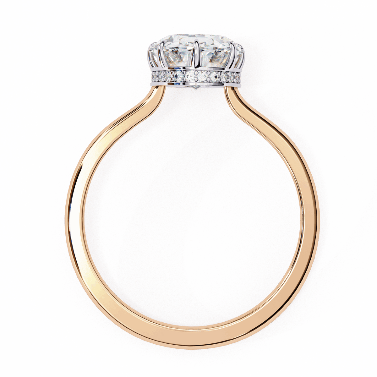 2 Carat Oval Promise Solitaire Wedding Ring in Moissanite | House of Estara