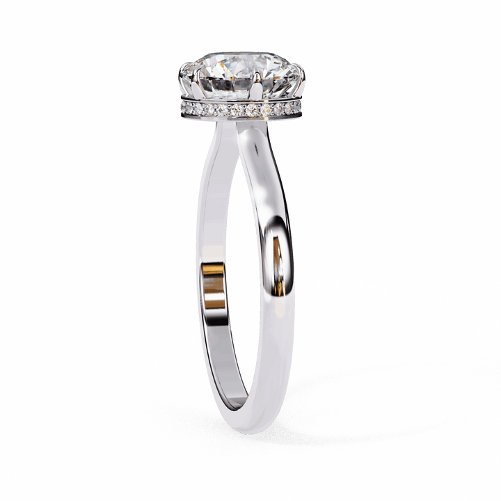 2.25 Carat Round Promise Solitaire Wedding Ring in Moissanite | House of Estara