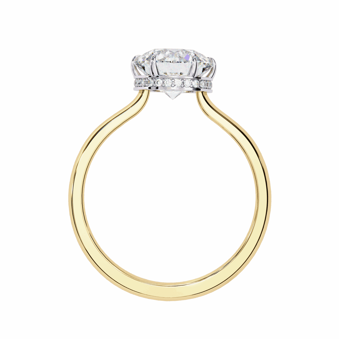 2.25 Carat Round Promise Solitaire Wedding Ring in Moissanite | House of Estara