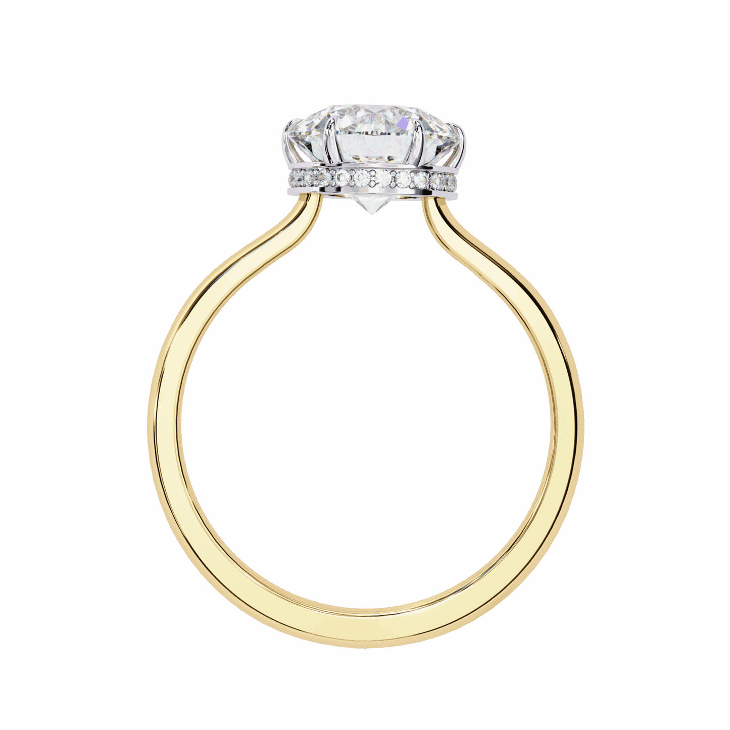 2.25 Carat Round Promise Solitaire Wedding Ring in Moissanite | House of Estara