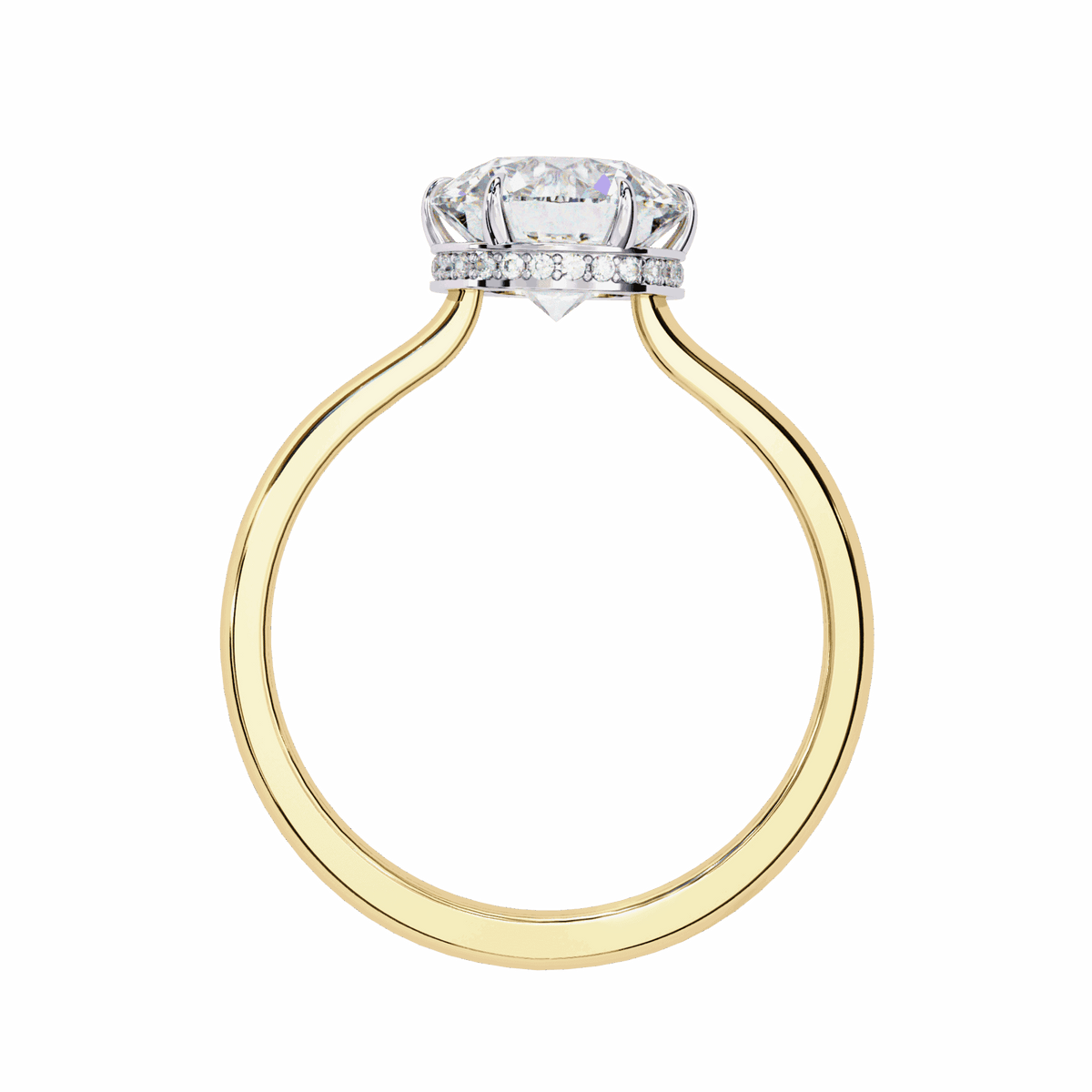 2.25 Carat Round Promise Solitaire Wedding Ring in Moissanite | House of Estara