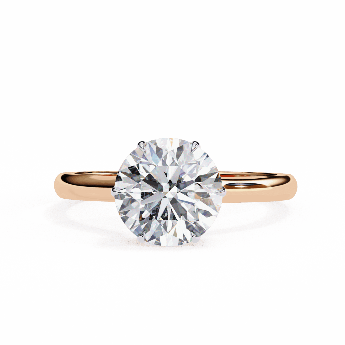2.25 Carat Round Promise Solitaire Wedding Ring in Moissanite | House of Estara