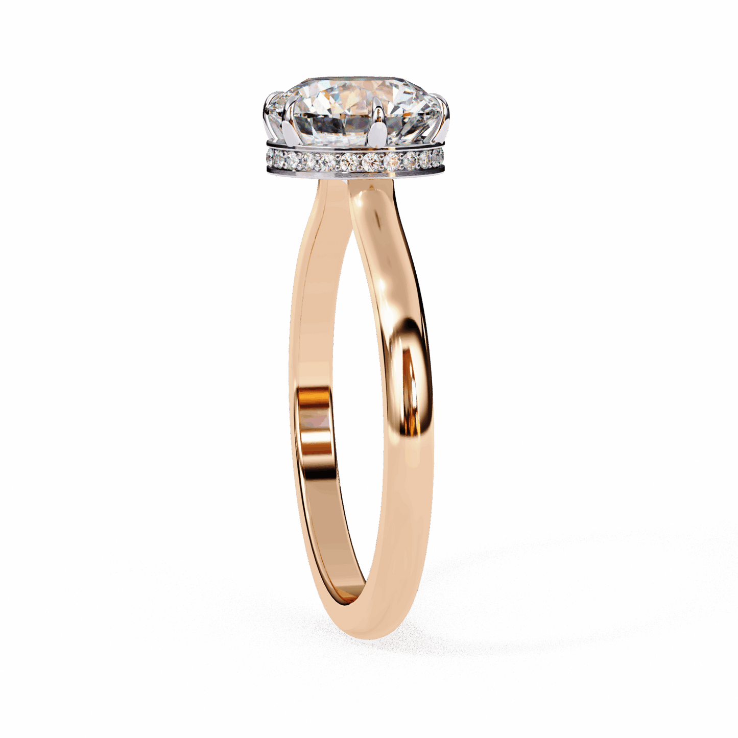 2.25 Carat Round Promise Solitaire Wedding Ring in Moissanite | House of Estara