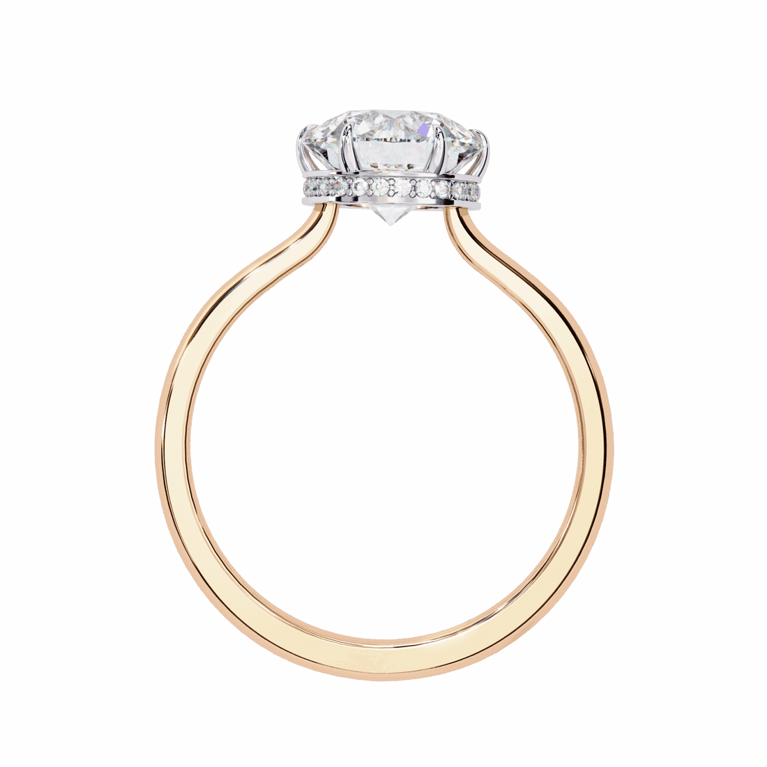 2.25 Carat Round Promise Solitaire Wedding Ring in Moissanite | House of Estara