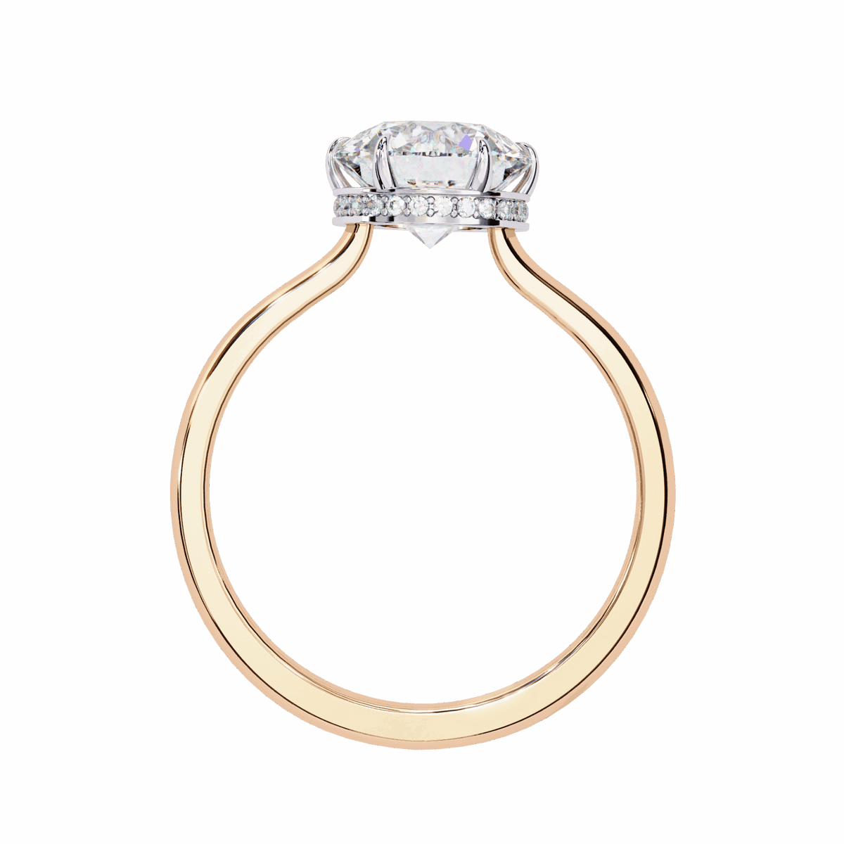 2.25 Carat Round Promise Solitaire Wedding Ring in Moissanite | House of Estara