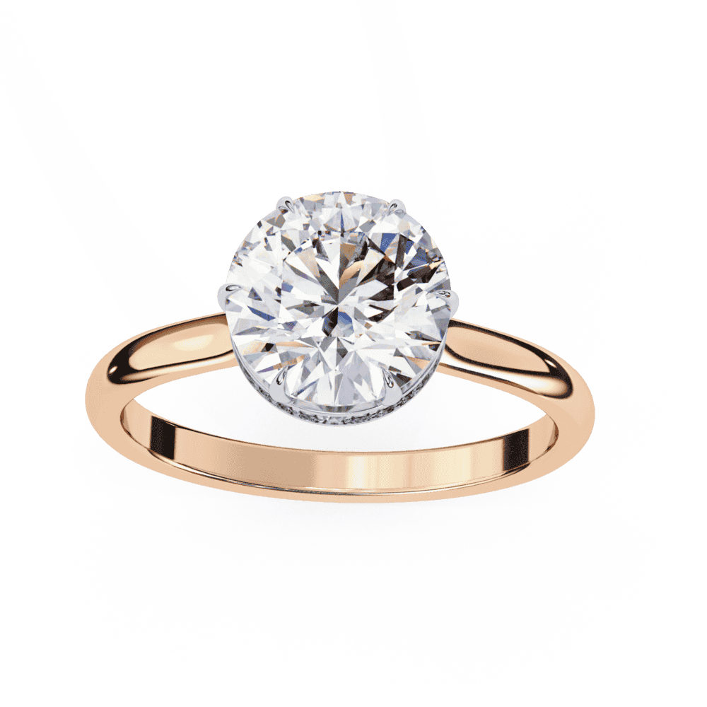 2.25 Carat Round Promise Solitaire Wedding Ring in Moissanite | House of Estara