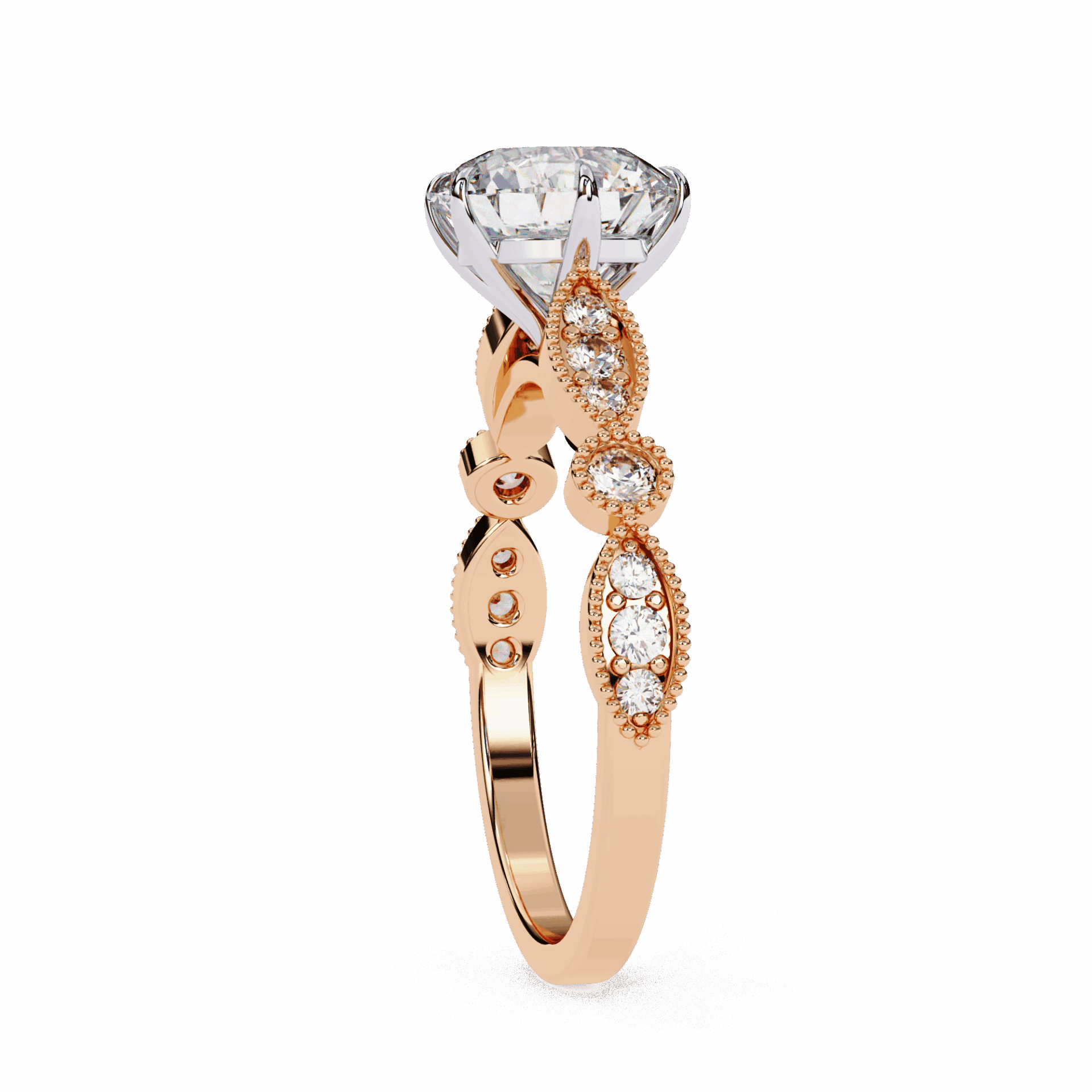2.25 Carat Round The One Solitaire Ring in Moissanite | House of Estara