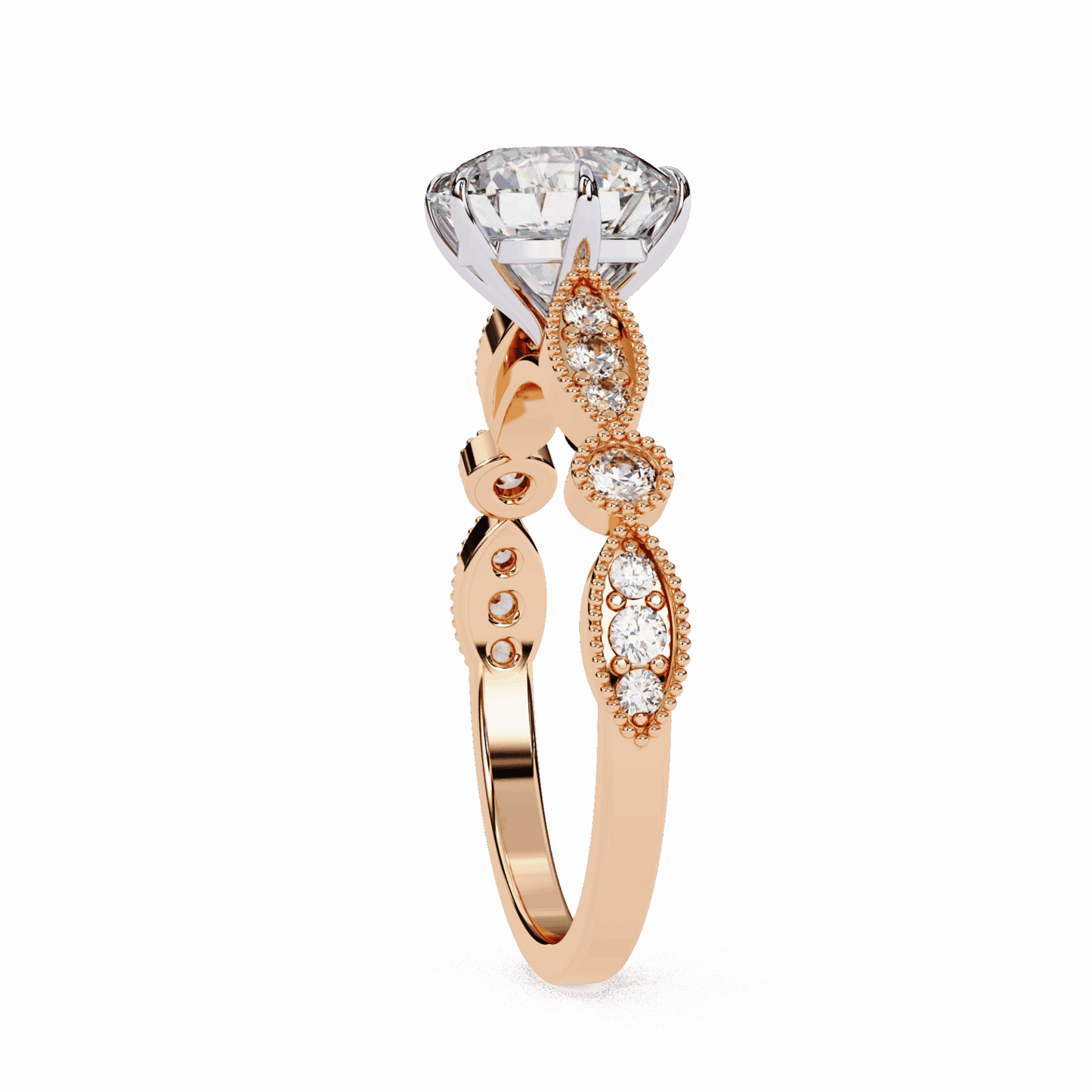 2.25 Carat Round The One Solitaire Ring in Moissanite | House of Estara