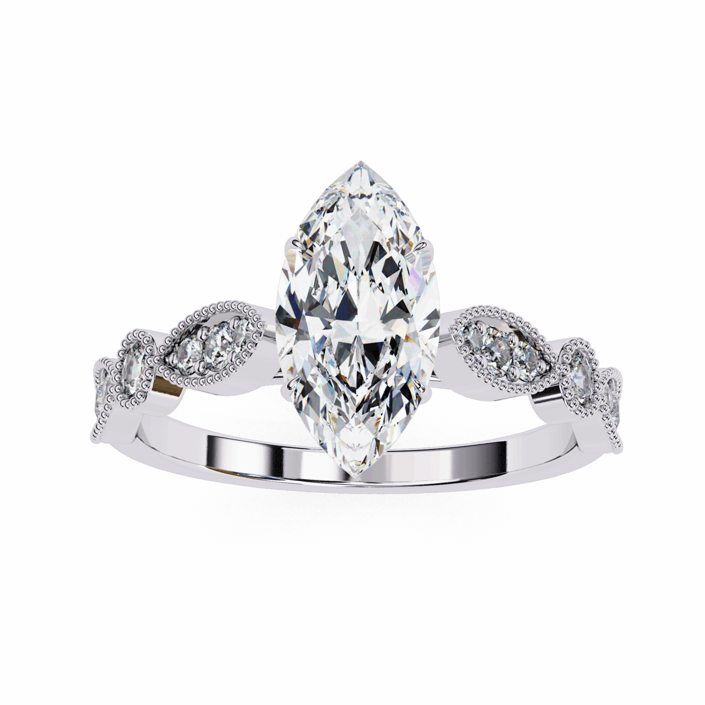 1 Carat Marquise The One Solitaire Ring in Moissanite | House of Estara