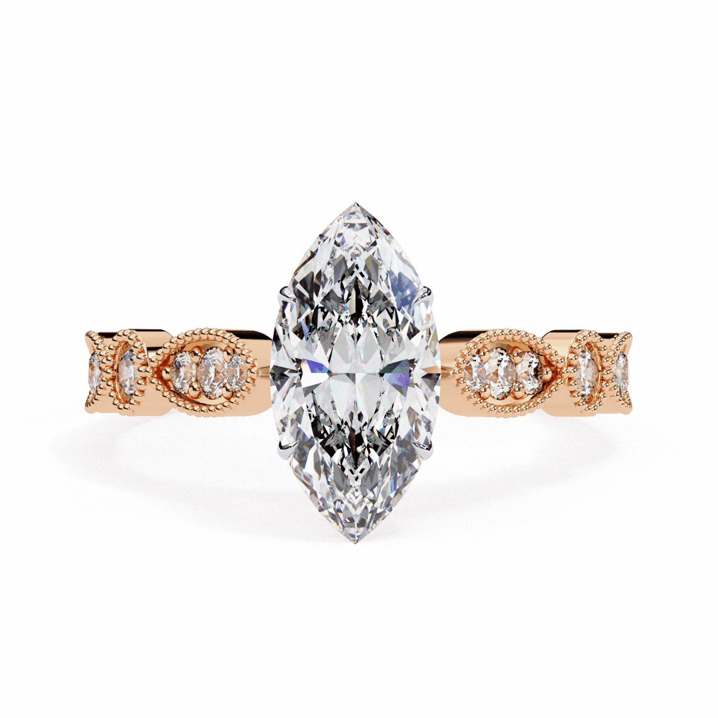 1 Carat Marquise The One Solitaire Ring in Moissanite | House of Estara