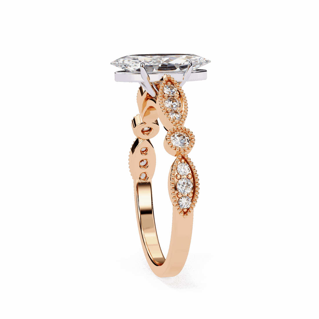 1 Carat Marquise The One Solitaire Ring in Moissanite | House of Estara