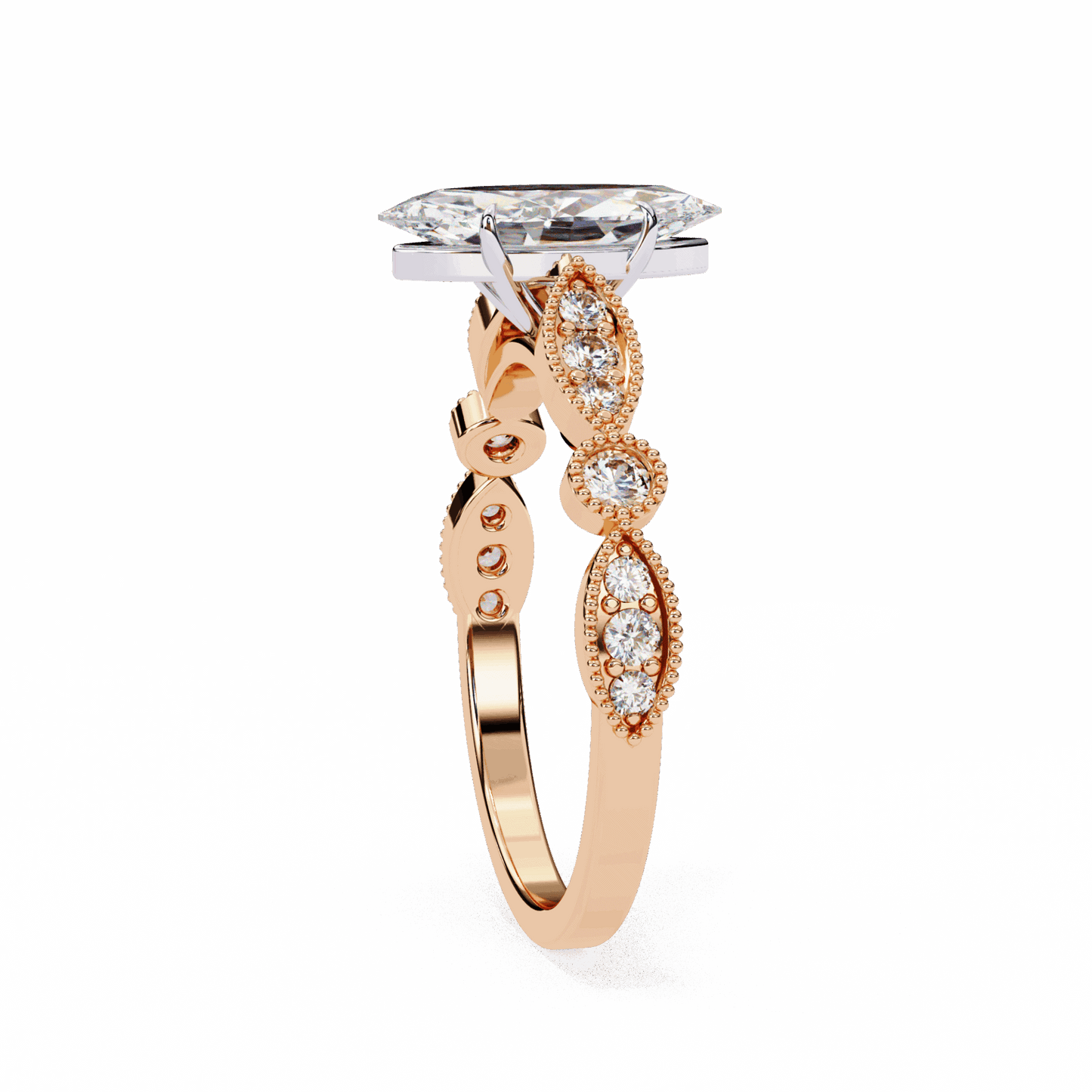 1 Carat Marquise The One Solitaire Ring in Moissanite | House of Estara