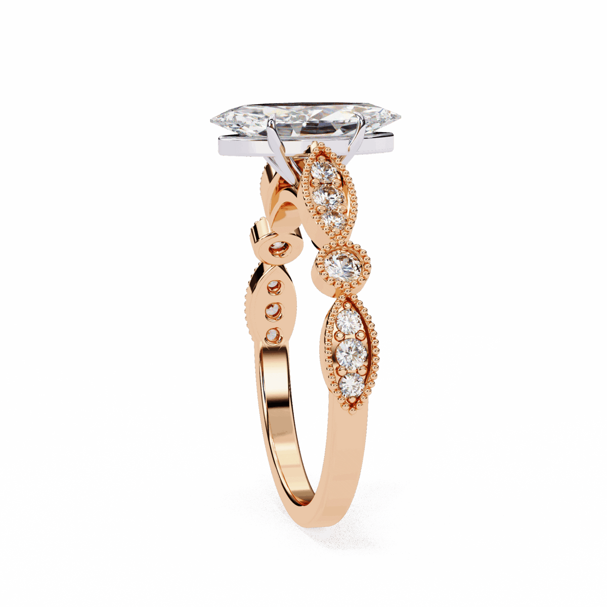 1 Carat Marquise The One Solitaire Ring in Moissanite | House of Estara