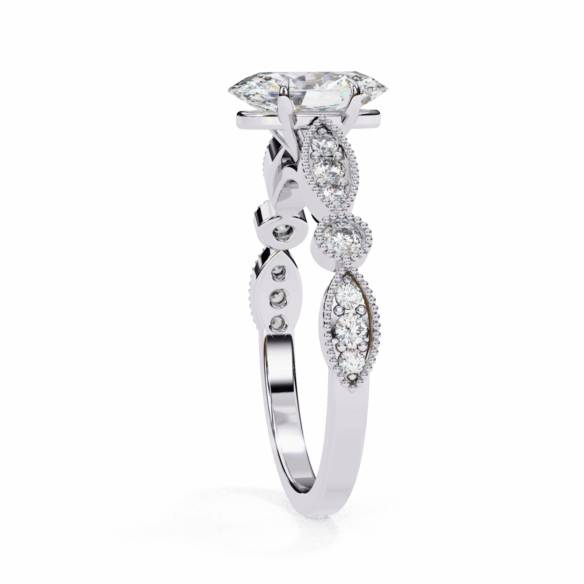 1.5 Carat Oval The One Solitaire Ring in Moissanite | House of Estara
