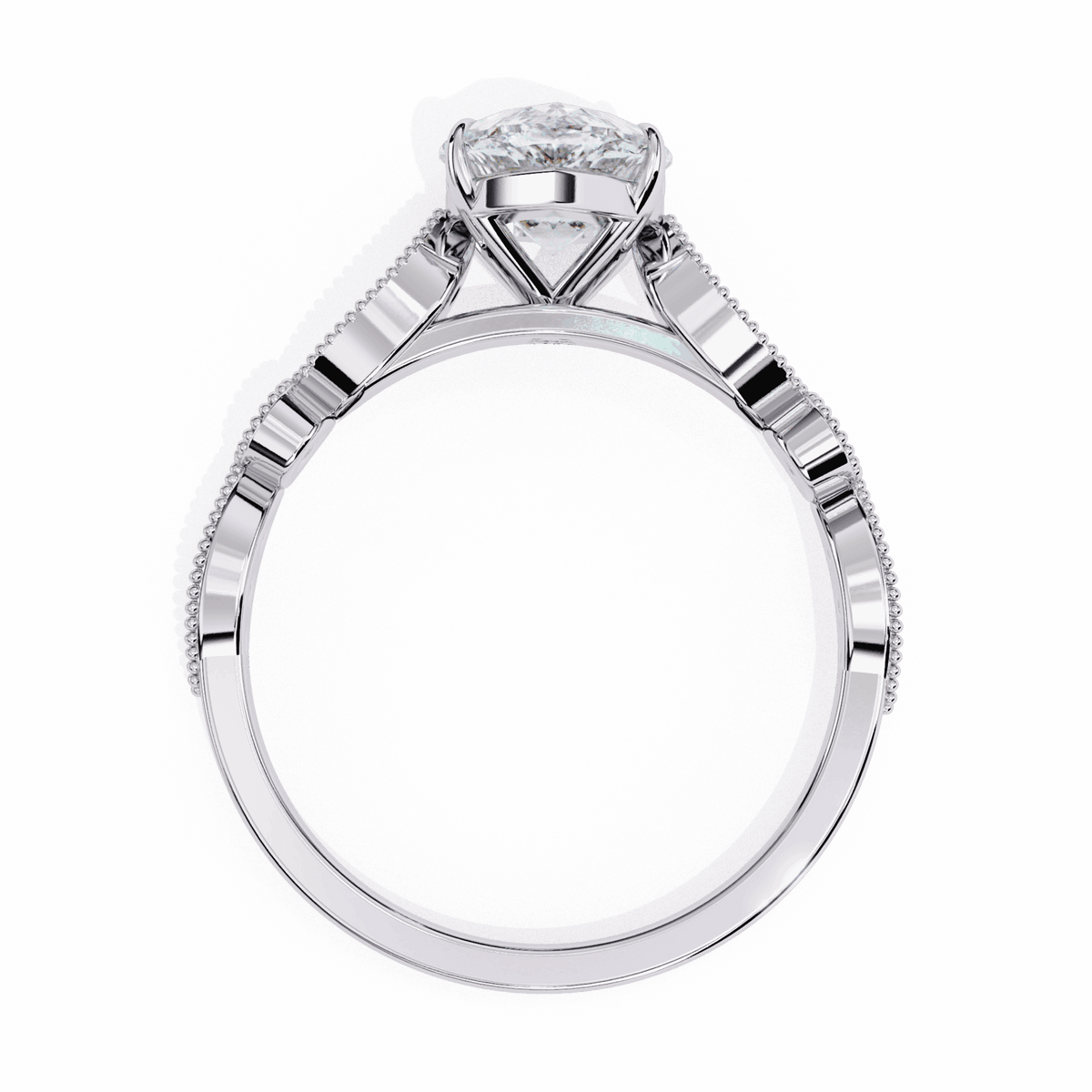 1.5 Carat Oval The One Solitaire Ring in Moissanite | House of Estara