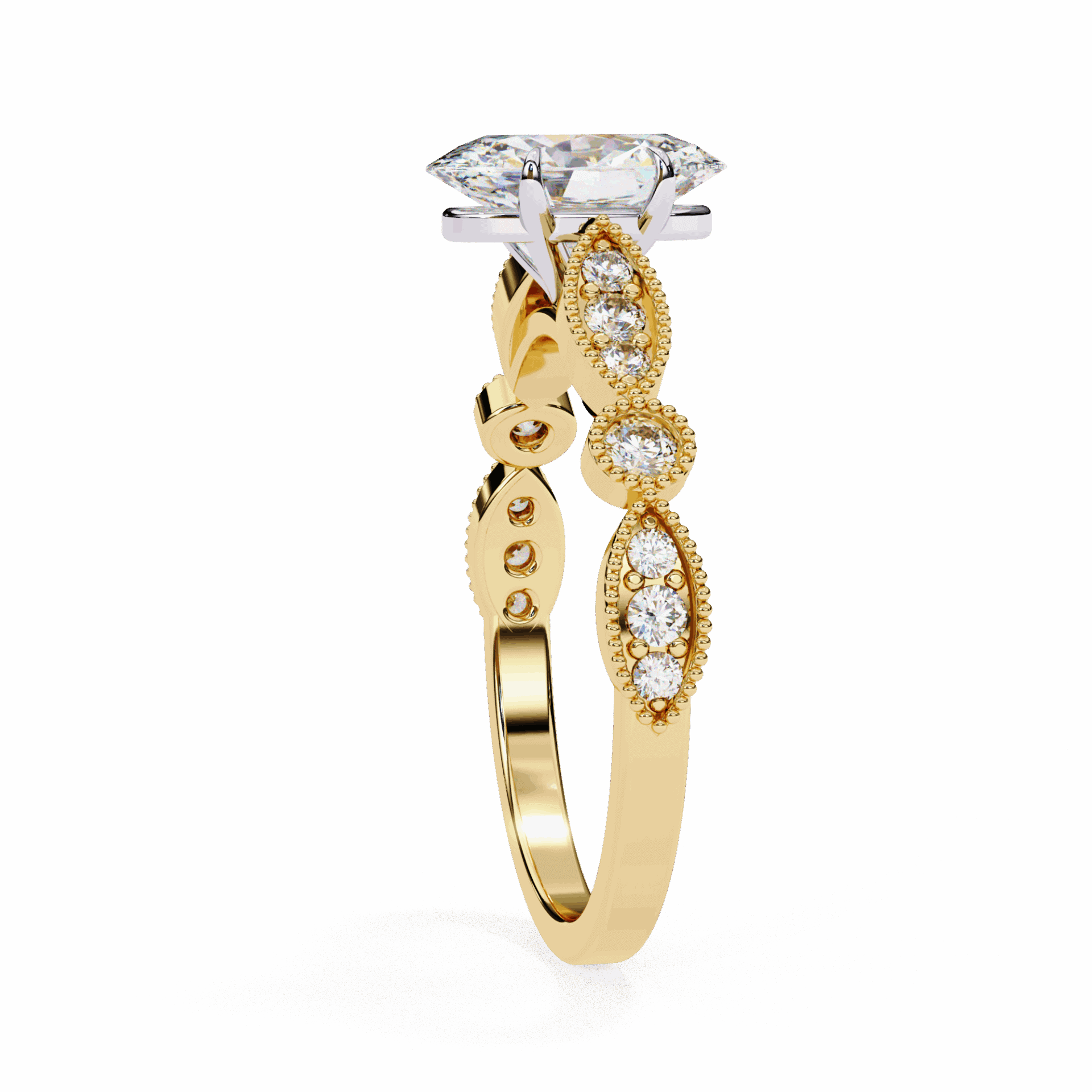 1.5 Carat Oval The One Solitaire Ring in Moissanite | House of Estara