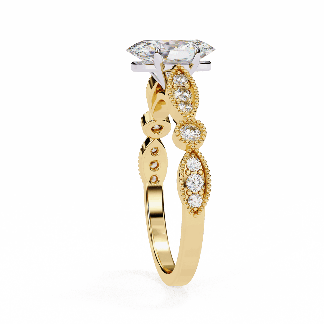 1.5 Carat Oval The One Solitaire Ring in Moissanite | House of Estara