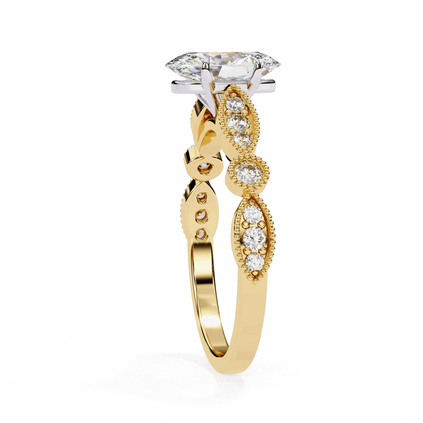 1.5 Carat Oval The One Solitaire Ring in Moissanite | House of Estara