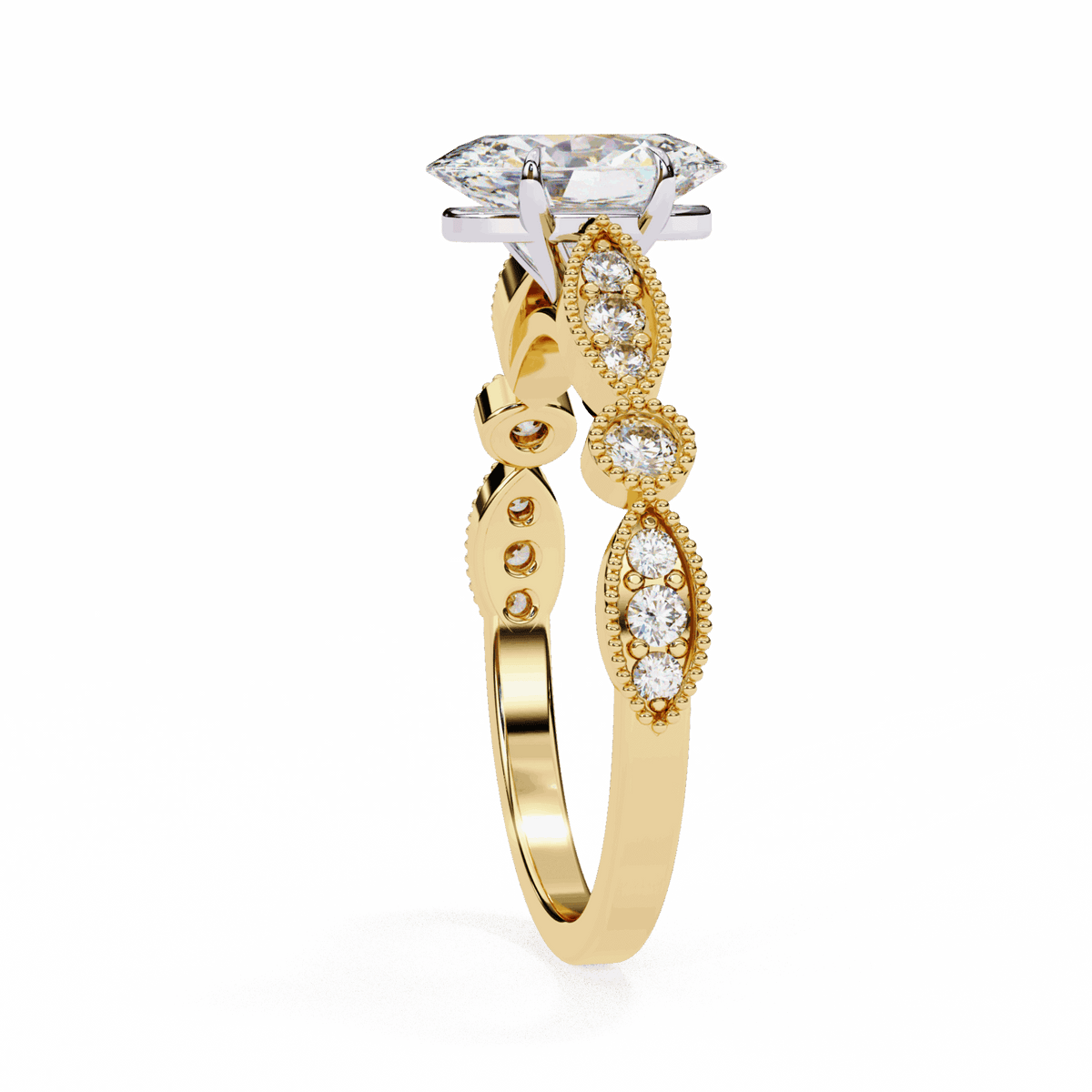 1.5 Carat Oval The One Solitaire Ring in Moissanite | House of Estara