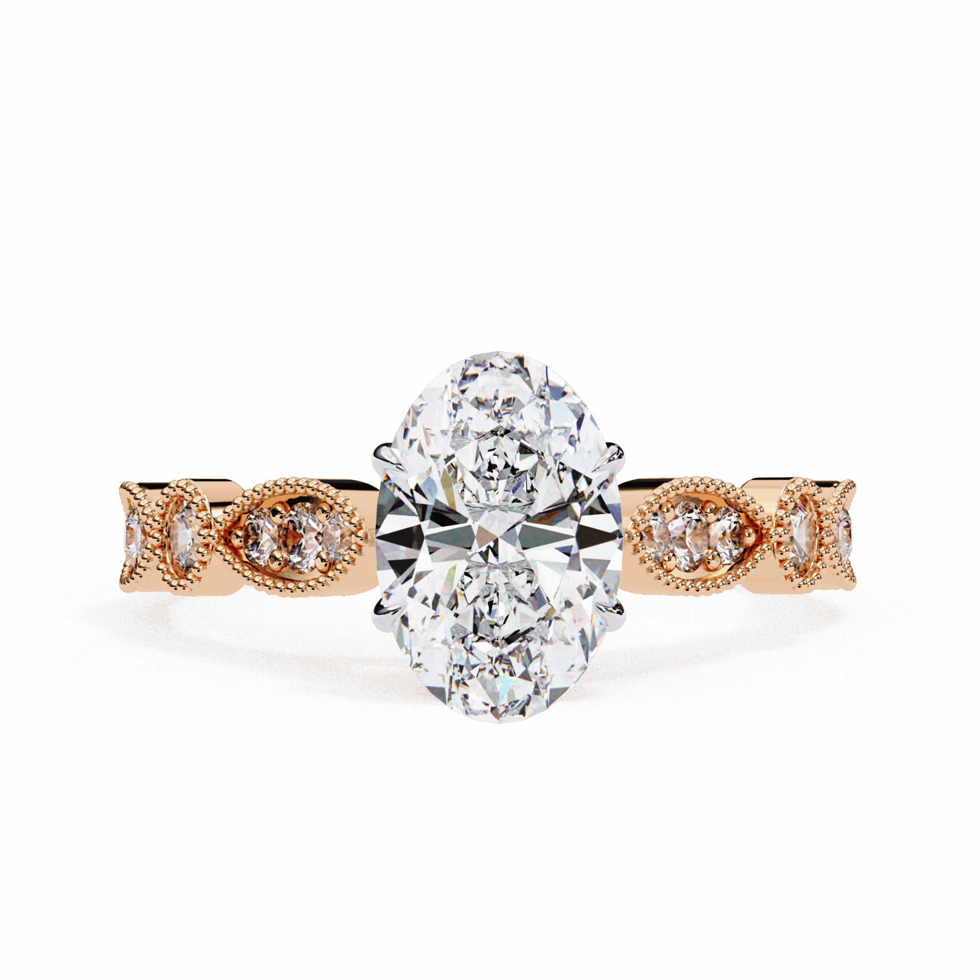 1.5 Carat Oval The One Solitaire Ring in Moissanite | House of Estara