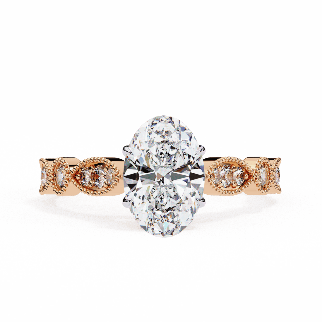 1.5 Carat Oval The One Solitaire Ring in Moissanite | House of Estara