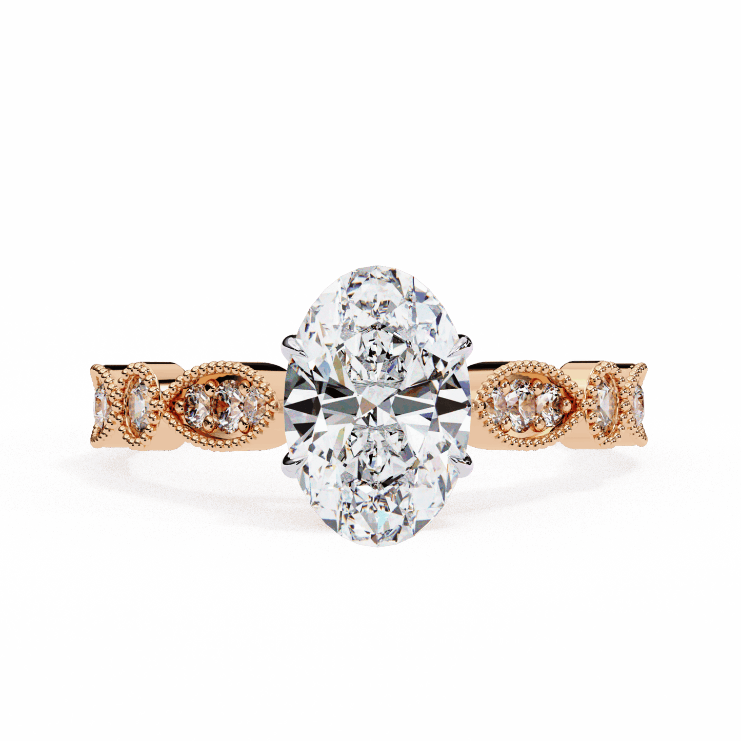 1.5 Carat Oval The One Solitaire Ring in Moissanite | House of Estara